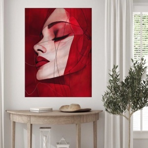 Leda, uramljena slika 40x50cm , 50x70cm i 60x80cm - Img 2