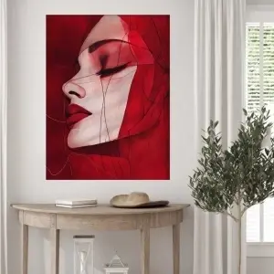 Leda, uramljena slika 40x50cm , 50x70cm i 60x80cm - Img 2