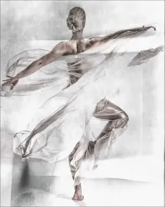 Noa balerina, , uramljena slika 40x50cm, 50x70cm i 60x90cm