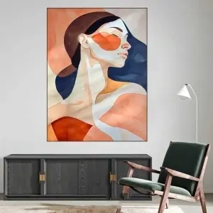 Tiia, uramljena slika 40x50cm , 50x70cm i 60x80cm - Img 2