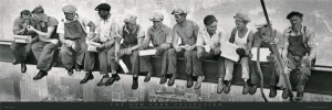 Workers break, 53 x 158 cm