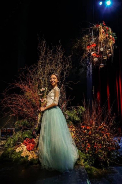 Exclusive 3D flower lace princess tulle dress - Img 3