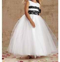 Beautiful girls dress with lace and tulle