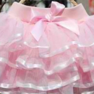 Roze tutu suknja sa saten trakom