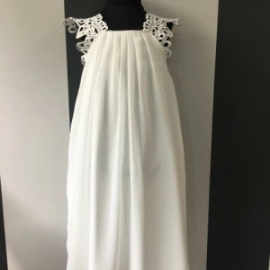 Chiffon and lace girls dress lined with satin - Img 2