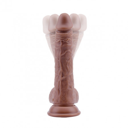Rotirajuci vibro dildo sa bezicnim daljinskim | Max Vibrotation