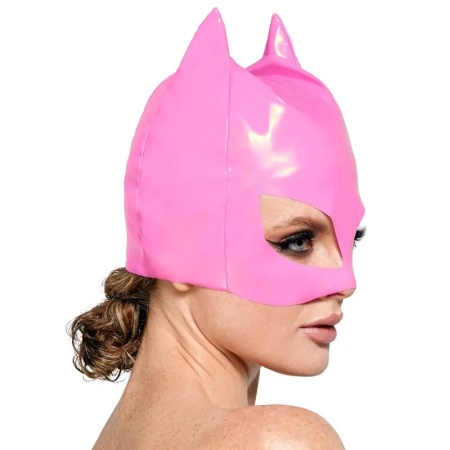 Roze Catwoman Maska | Vinyl Head Mask