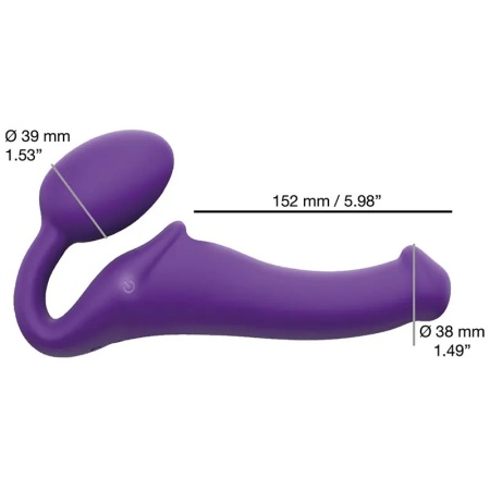 Vibrirajući strap on | Strap-on-me Vibrating Bendable Strap On