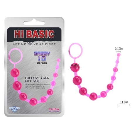 Analne kuglice | SASSY Anal Beads Pink
