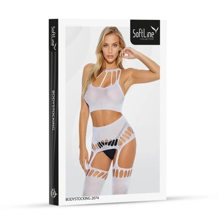 Bele čarape za celo telo | 2074