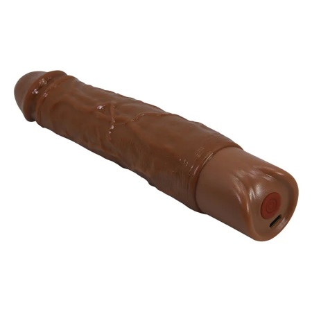 Crni realistični vibrator 22cm | Osric