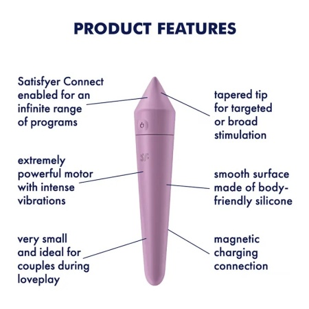 Klitoralni Vibrator | SATISFYER Ultra Power Bullet 8 Connect App