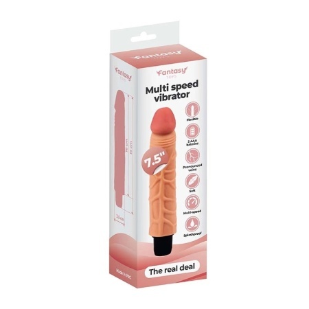 Mekani vibrator 18.5cm the real deal i lubrikant | KOMBINUJ I UŠTEDI 144