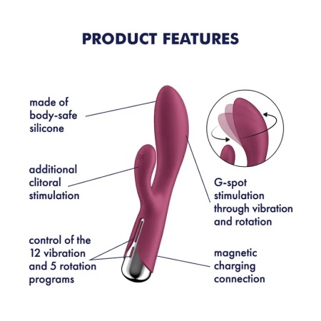 Rotirajući vibrator | SATISFYER Spinning Rabbit 1