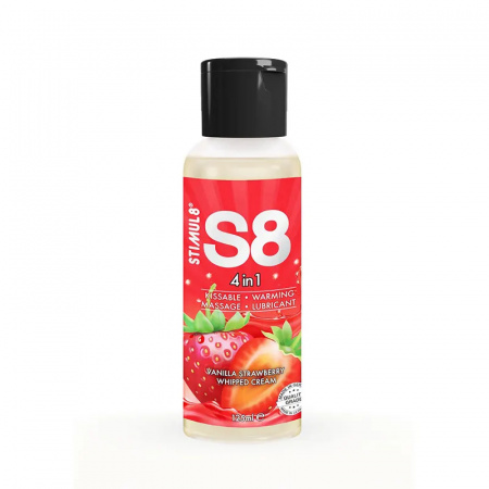 S8 | 4 in 1 Dessert Lube Vanilla Strawberry Whipped Cream
