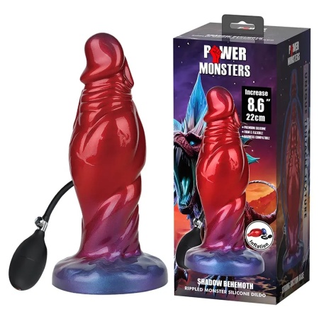 Silikonski dildo na naduvavanje Shadow Behemothi i Lubrikant Beasty Sperm | KOMBINUJ I UŠTEDI 229