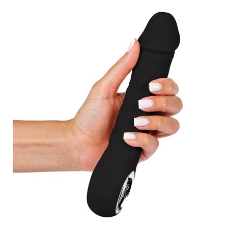 Silikonski vibrator Prometheus black i lubrikant | KOMBINUJ I UŠTEDI 120
