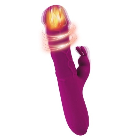 Vibrator sa zagrevanjem Helios Pink i lubrikant | KOMBINUJ I UŠTEDI 124