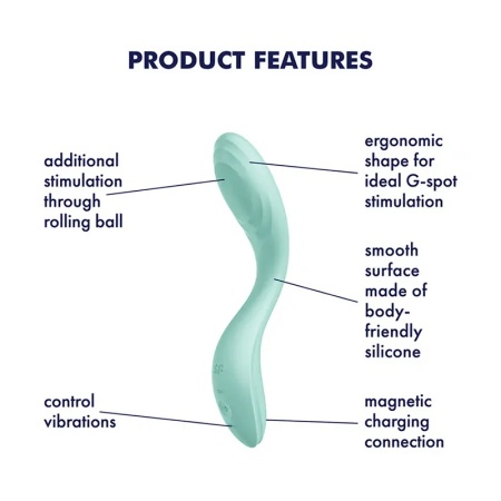 Vibrator za G tacku | SATISFYER RRROLLING PLEASURE