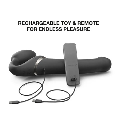Vibrirajući strap on | Strap-on-me Multi Orgasm Bendable Strap On