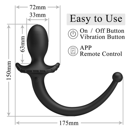 Analni vibrator aplikacija | Anthony
