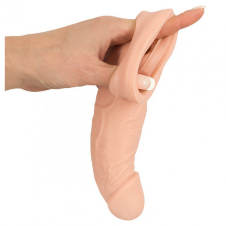 Mekana navlaka za penis 5cm popunjen vrh | Nature Skin Penis Sleeve with Extension