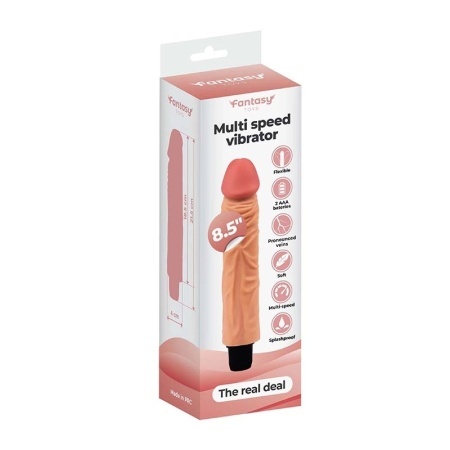 Mekani vibrator 21.5cm the real deal i lubrikant | KOMBINUJ I UŠTEDI 143