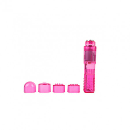Multufunkcionalni Plasticni Vibrator | THE ULTIMATE MINI MASSAGER PINK