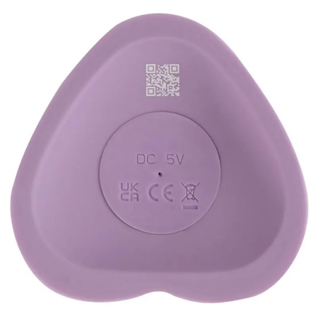 Silikonski vibro dildo | Heart Guy Purple
