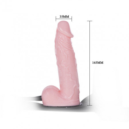 Strap on sa dildom na naduvavanje | STRAP ON 17CM