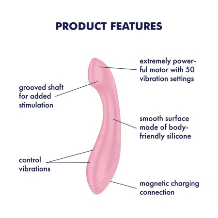 Vibrator za G tačku | SATISFYER G Force Pink