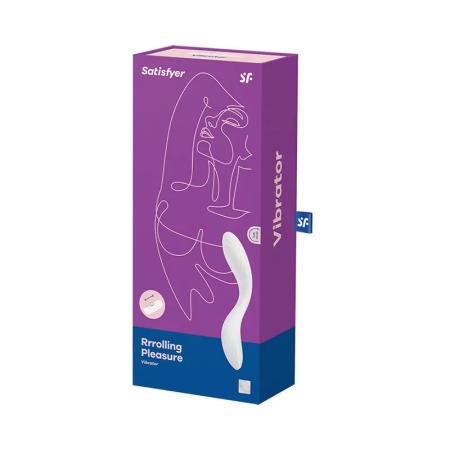 Vibrator za G tacku | SATISFYER RRROLLING PLEASURE white