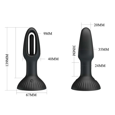 Analni vibrator sa pomeranjem | Hubert