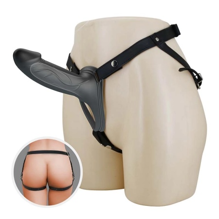 Crni nakitnjak Jockstrap harness | Landon