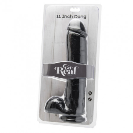 Crni Realistični Dildo 28cm | Dildo 11 inch with Balls