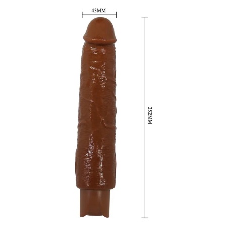 Crni realistični vibrator 25cm | Soren