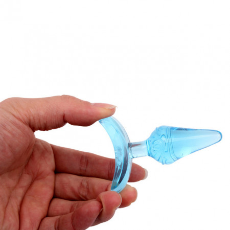 Plavi analni dildo za pocetnike | Blue Butt Plug