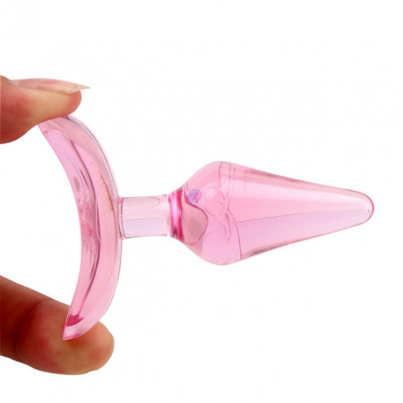 Roze analni dildo za pocetnike | Pink butt plug