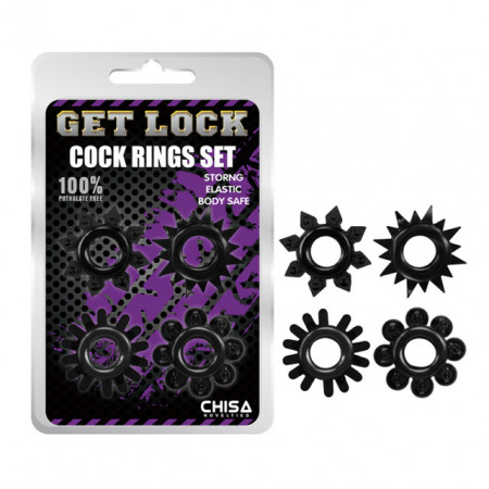 Set od 4 prstena za penis | Get Lock