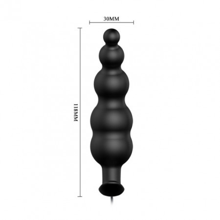 Silikonski analni dildo sa kuglicama | SPECIAL ANAL STIMULATION