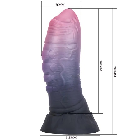 Silikonski dildo Dreadful Fiend i Lubrikant Beasty Sperm | KOMBINUJ I UŠTEDI 225