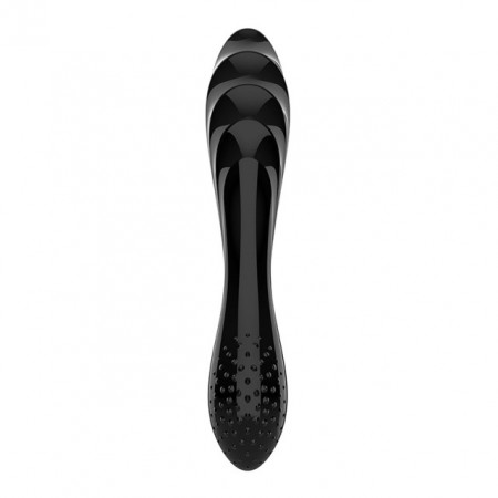 Stakleni Dildo | SATISFYER Dazzling Crystal Glass Dildo Black 1