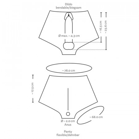 Strap on od ultra realistićnog materijala | Ultra Realistic Penis Pants