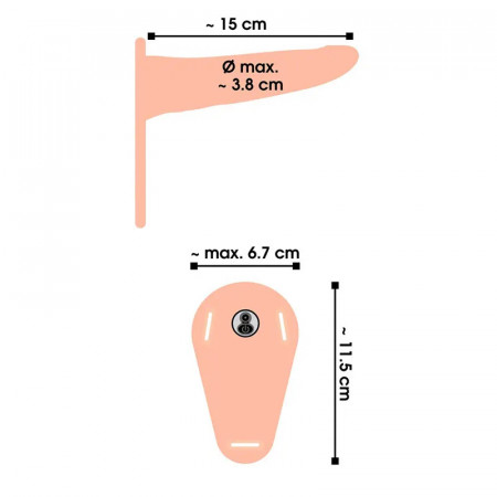 Vibrirajući Strap-On sa bežičnim daljinskim | Vibrating Strap-On