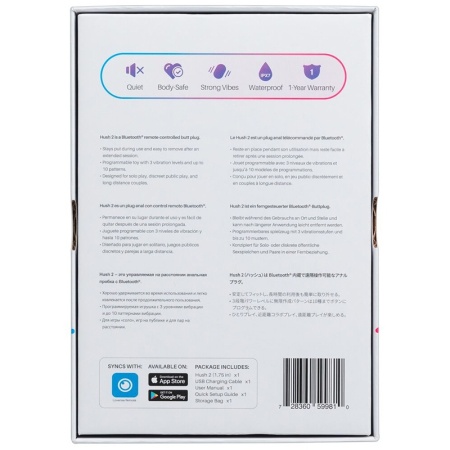 Analni vibrator aplikacija | LOVENSE Hush 2 44mm