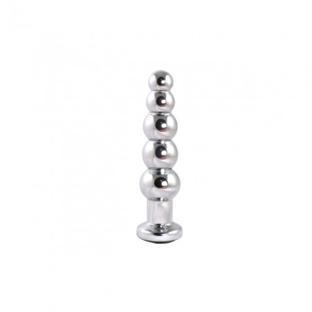 Metalne analne kuglice sa crnim dijamantom | 14cm