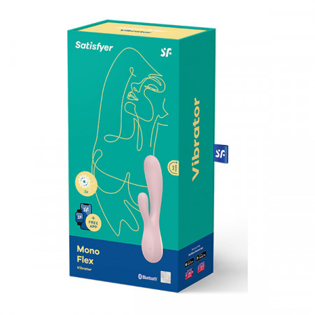 Multifunkcionalni vibrator aplikacija | SATISFYER MONOFLEX PINK