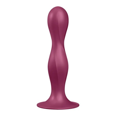 Silikonski dildo | SATISFYER Double Ball-R red
