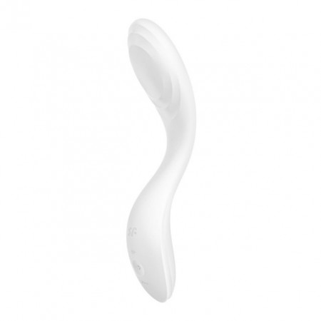 Vibrator za G tacku | SATISFYER RRROLLING PLEASURE white