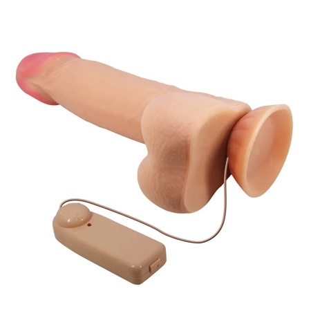 Vibro dildo sa kozicom koja se pomera | Cass